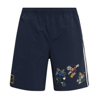 adidas Brain Dead Disney Shorts - Heren - Korte Broeken - Blauw - XL - Korte Broeken