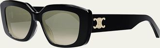 Celine Triomphe Rectangle Acetate Sunglasses