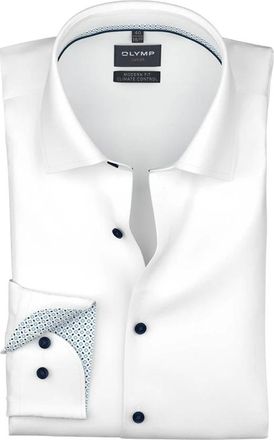 Olymp Olymp, Heren, Overhemden, Wit, Maat: 4XL Katoen