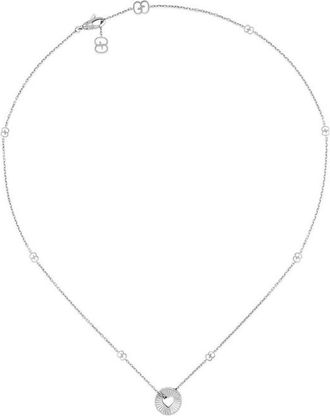 Gucci Icon 18kt White Gold Heart Pendant - YBB729373002