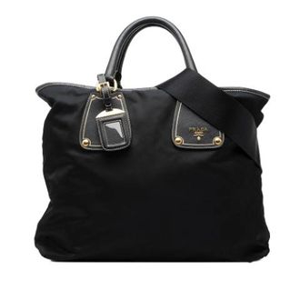 Prada Pre-owned Nylon prada-bags - Dames - Vintage Shopper - Zwart - ONE Size - Nylon - Vintage