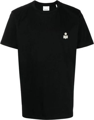 Isabel Marant Stijlvol T-shirt - Heren - T-shirts - Zwart - XL - Katoen - Tops