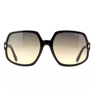 Tom Ford FT099201B Gradient Smoke Lens Sunglasses - Black