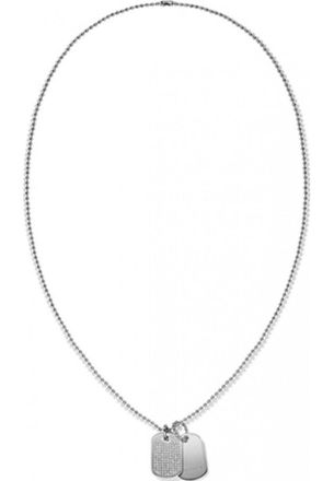 Tommy Hilfiger Womens 2700747 Ladies Necklace - Silver Stainless Steel - One Size