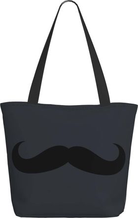 AOOEDM Man Moustache Ladies Shopping Bag 13x11x7in.The Perfect ValentineS Day Gift.It Is The Best ValentineS Day Gift For Mom, Daughter, Wife,Etc