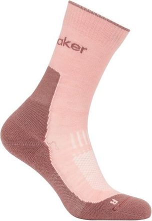 Icebreaker Merino Hike+ Light Crew Wandersocken für Damen | rosa