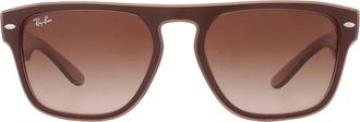 Ray-Ban Brown Gradient Square Unisex Sunglasses RB4407 673113 57
