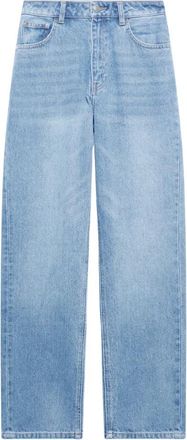 GCDS Straight-leg Jeans - Dames - Regular Fit Jeans - Blauw - W32 - Katoen - Jeans