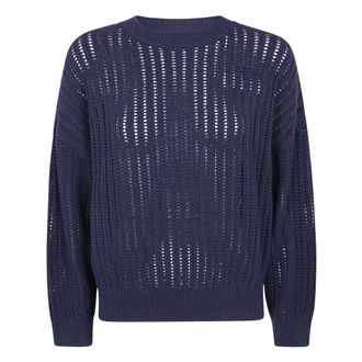 Brunello Cucinelli Mujer, Jerseys, Azul, Talla: S