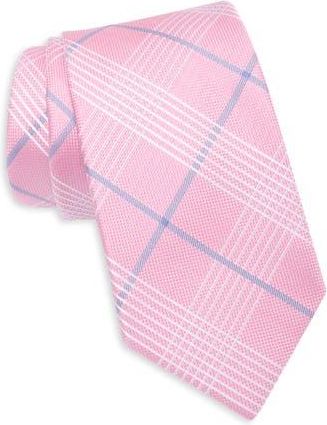 Tommy Hilfiger Hayden Plaid Tie in Pink at Nordstrom Rack