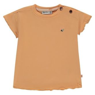 Babyface Short Sleeve Lettuce Edge T-Shirt in Dusty Orange at Nordstrom, Size 18M