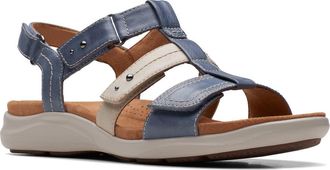 Clarks Kitly Step Sandal in Denim Combi at Nordstrom Rack, Size 6.5