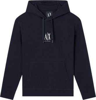 A|X Armani Exchange Hombre, Sudaderas, Azul, Talla: S