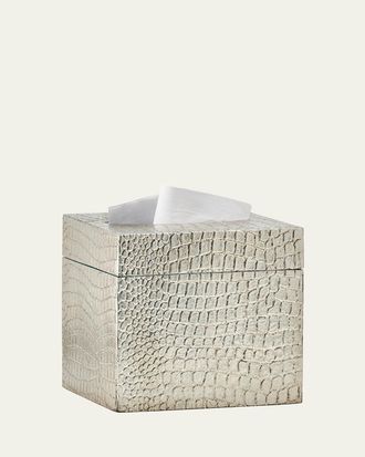 Labrazel Crocodile Silver Tissue Cover