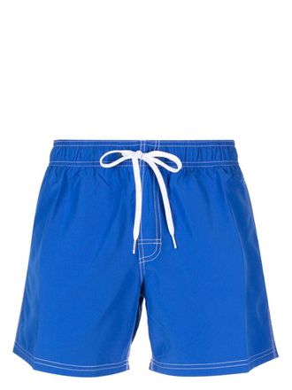 Sundek Costume da bagno a righe - Blu