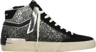 Crime London Schoenen, Dames, Veelkleurig, 37 EU, Leer, Recut High