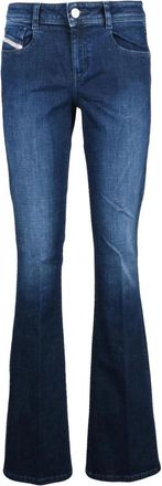 Diesel 1969 D-Ebbey Jeans - Dames - Flared Jeans - Blauw - W27 - Katoen - Jeans
