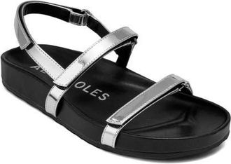 Aerosoles Liana Slingback Sandal in Silver Fx Mirror Metallic at Nordstrom, Size 5.5