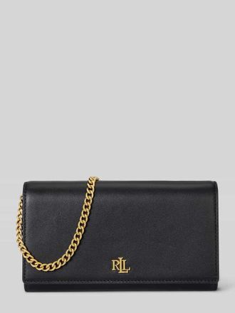 Lauren Ralph Lauren Umh&auml;ngetasche aus reinem Leder mit Logo-Detail in Black, Gr&ouml;&szlig;e 1