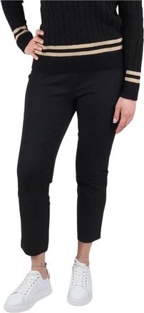 Ralph Lauren Broeken, Dames, Zwart, XL, Katoen, Keslina Broeken