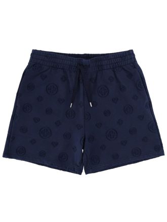 Casablanca Organic Cotton Embossed Logo Casual Shorts