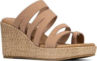 Donald J Pliner Anamari Leather Wedge Sandal