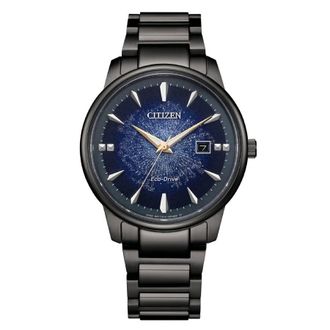 Citizen Eco-Drive Blue Galaxy Dial Mens Watch BM7595-89M
