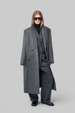 Frenken Rework Haringbone Mens Coat