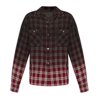Maison Margiela Casual Shirts, male, Multicolor, Size: XL Checked Pattern Shirt