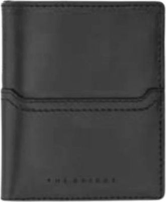 The Bridge Iacopo Trifold Wallet - Heren - Portefeuilles - Zwart - ONE Size - Leer - Accessoires