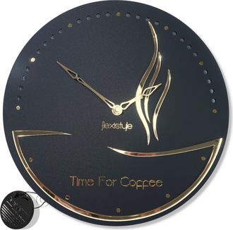OEM Reloj De Cocina Redondo Y Silencioso 3d Golden Cup