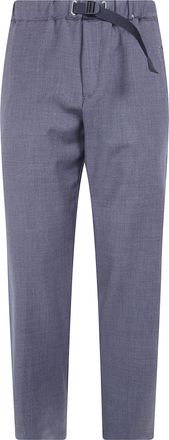 White Sand Trousers Wool Grey
