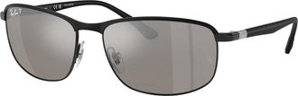 Ray-Ban Stijlvolle zonnebril Rb 3671Ch Chromance 186/5J - unisex - Zonnebrillen - Zwart - 60 MM - Accessoires