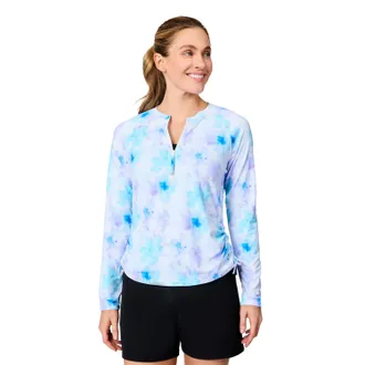 Free Country Womens SunFree Quarter Zip UPF Sunshirt