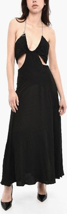 Dsquared2 Maxi Abito Svasato con Catena Dsquared2