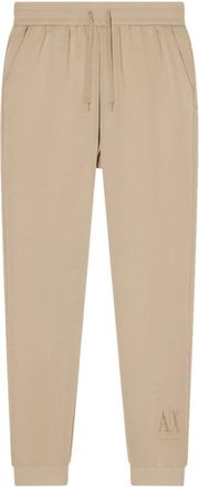 A|X Armani Exchange Jogger Trainingsbroeken - Dames - Sweatpants - Beige - S - Katoen - Broeken