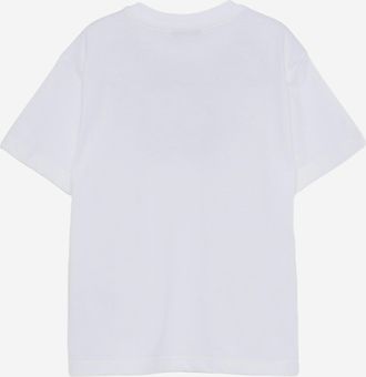Msgm Kids T-Shirt Cotton White T-Shirts And Polos
