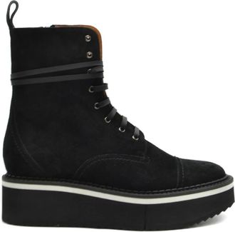 Robert Clergerie Schoenen - Dames - Veterlaarzen - Zwart - 36 1/2 EU - Schoenen
