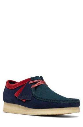 Clarks Wallabee Moc Toe Chukka in Dark Teal Combi at Nordstrom Rack, Size 8.5