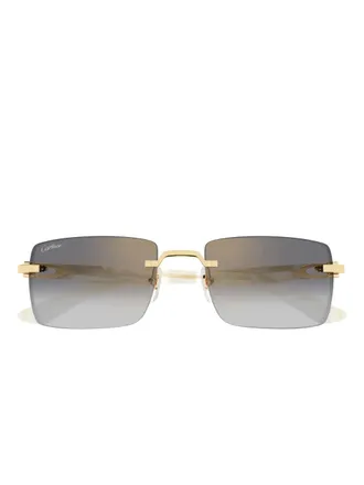 Cartier Occhiali da sole squadrati - Oro