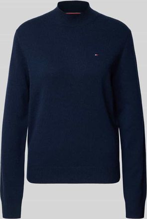 Tommy Hilfiger Regular Fit Pullover aus Woll-Kaschmir-Mix in Marine, Größe XXL