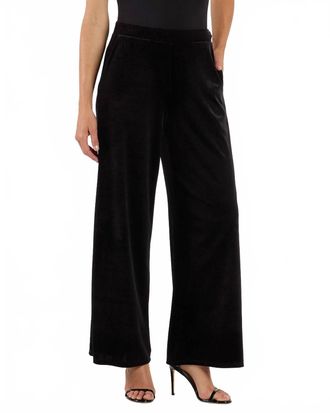 Jude Connally Nicolette Stretch Velvet Pant In Black