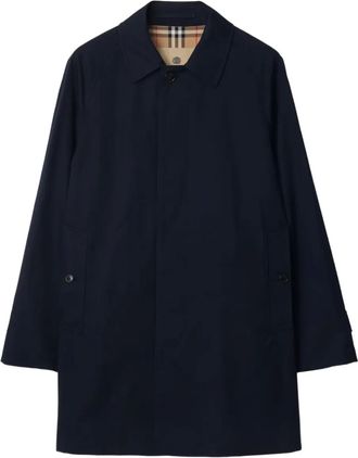 Burberry Cappotto Camden con maniche raglan - Blu