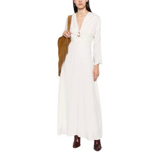 Forte_Forte Dames, Jurken, Wit, Maat: M