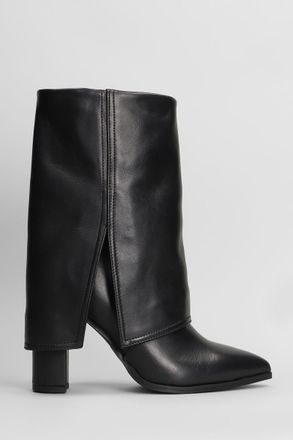 Gis&egrave;l moir&egrave; Ducie High Heels Ankle Boots