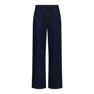 Kaffe Pantaloni a gamba larga - - Trousers - Donna - Blu - 3XL