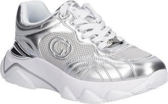 Guess Morriz Sneakers - Dames - Sneakers - Grijs - 40 EU - Leer - Schoenen