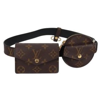 Louis Vuitton Pre-owned Belt Bags, female, Brown, Size: ONE SIZE Pre-owned Monogram Canvas Belt