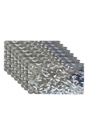 Dainty Home Mirrored Set of 8 Placemats in Silver at Nordstrom Rack
