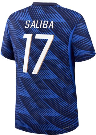 Nike William Saliba France National Team 2026 Match Home Nike Mens Dri-FIT ADV Soccer Jersey in Blue | NN203949084-FFF